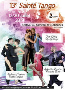 Festival SaintéTango du 13 au 20 juillet 2019